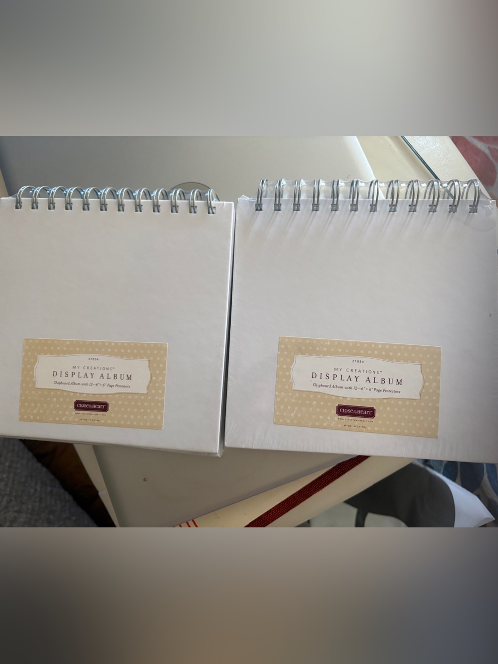 (2) CTMH Close to My Heart 6x6 Mini Display Albums. NWT